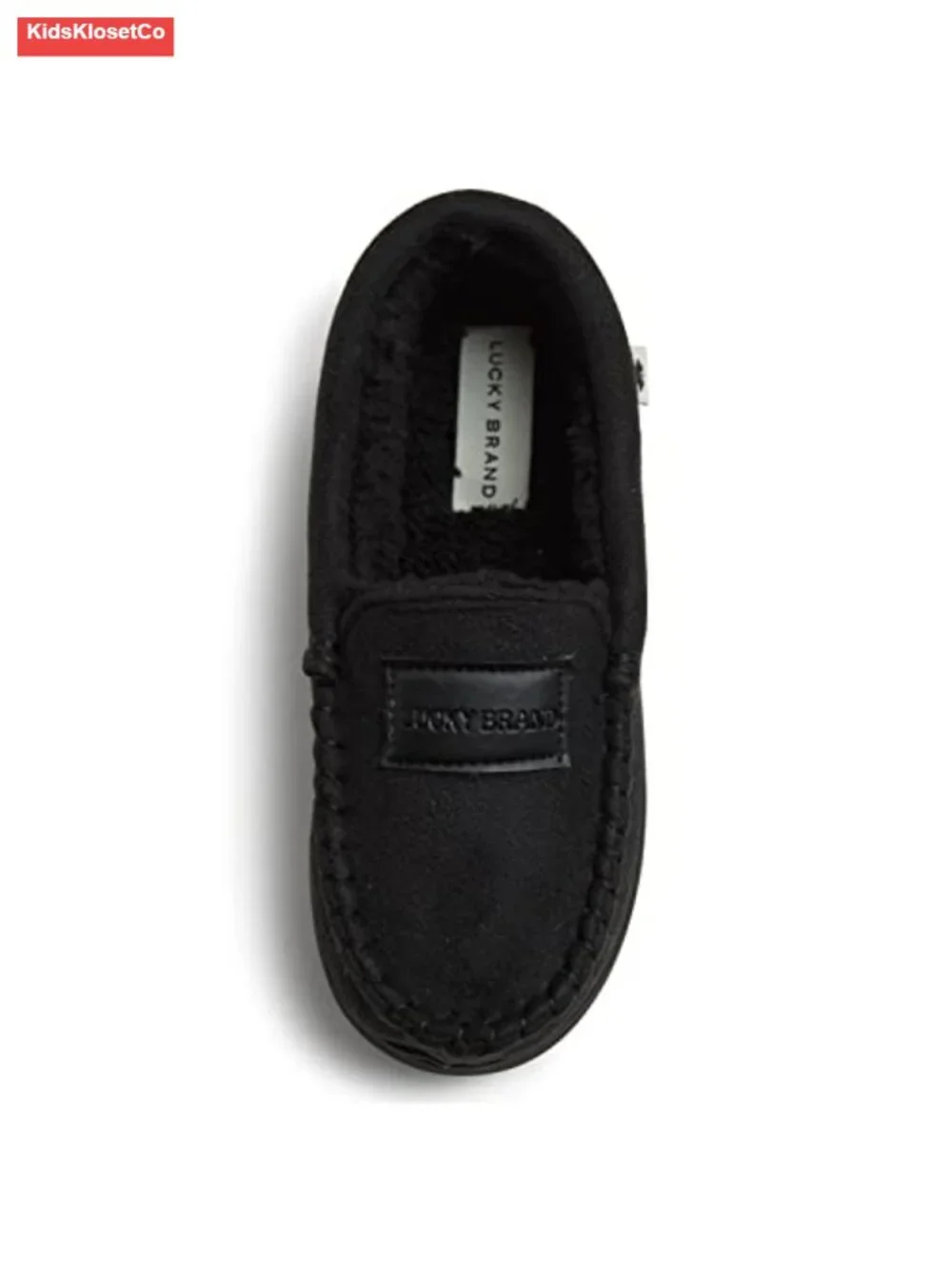 Boys Micro Suede Fuzzy Lined Mocc - Kids Cozy House Shoes